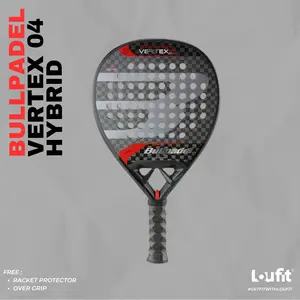 BULLPADEL RACKET  |  PADEL VERTEX 04 HYBRID 2024 ORIGINAL  | Carbon 12K