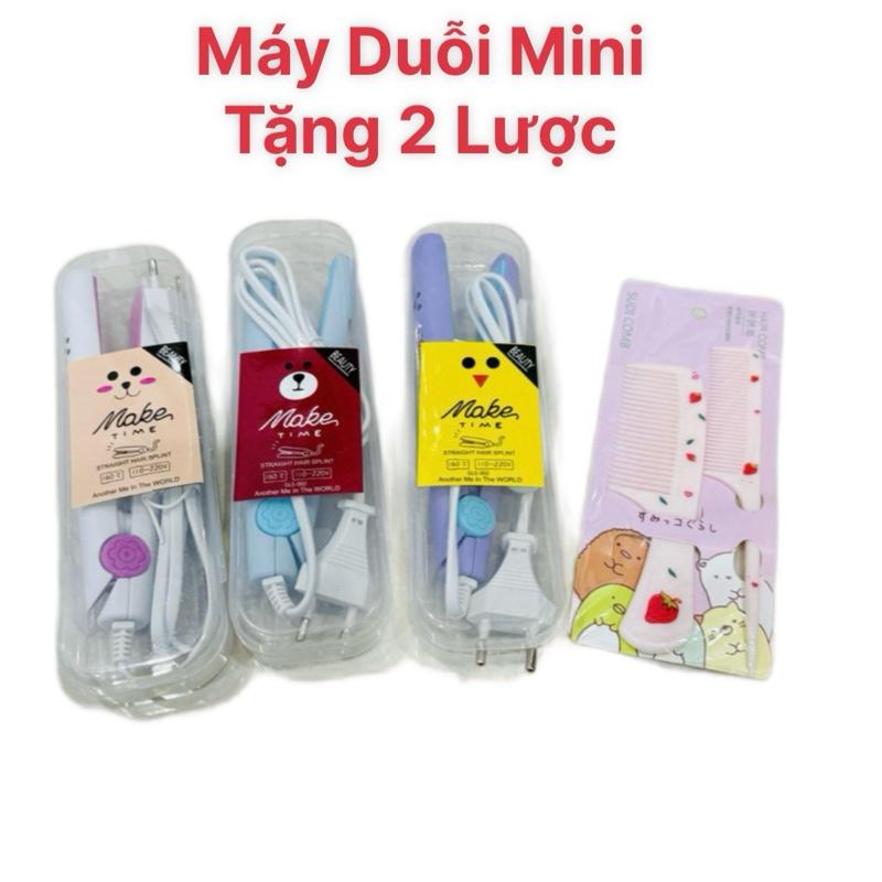 Tặng 2 Lược Máy Duỗi Tóc Mini Nhỏ Gọn Tiện Lợi Phụ Kiện Tóc Women