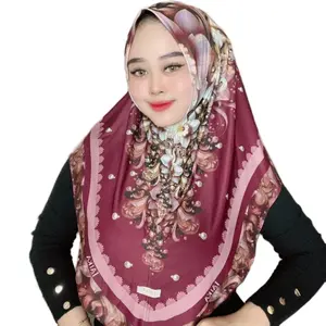 HCM-Hijab Khimar RAPITA Bahan jersey printing premium Panjang Muslim Kerudung Instan