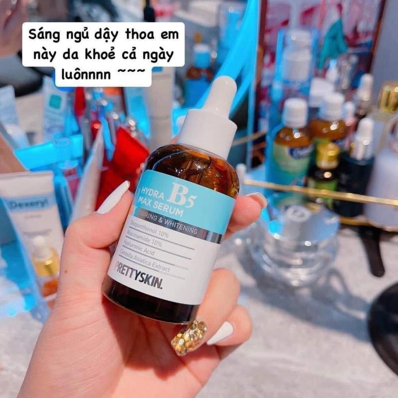 Serum Phục Hồi Dưỡng Trắng B5 Prettyskin Hydra B5 Ngăn Lão Hóa, Se Khít Lỗ Chân Lông, Làm Dịu Da Cấp Ẩm 50ml 4