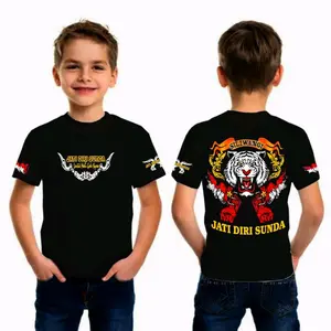 Kaos Distro Anak-Anak Lengan Pendek Terbaru - GAMBAR SILIWANGI JATIDIRI SUNDA - Kaos Oblong Anak