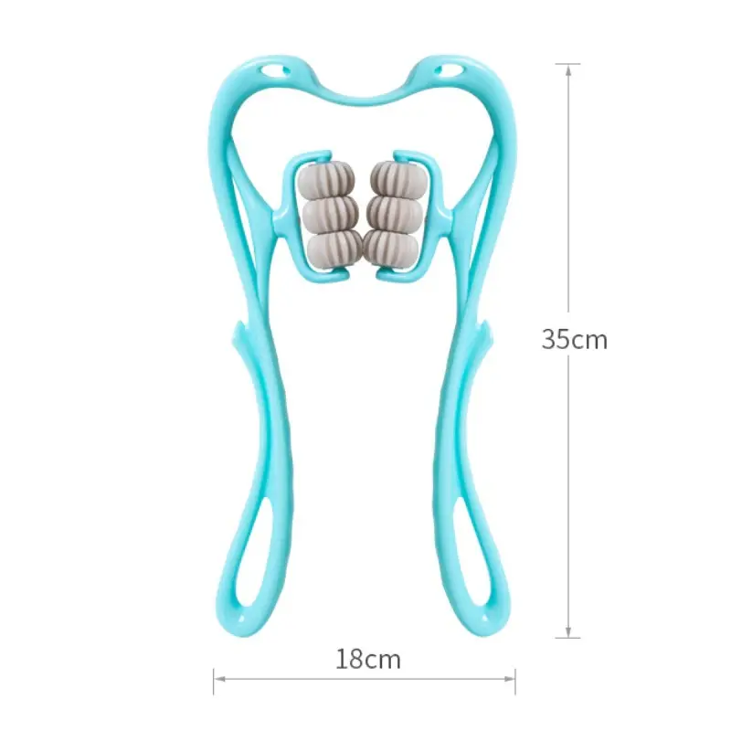 Alat Pijat Leher Manual Relaxing Neck Massager Therapy Punggung Pijit Facial Terapi Getar 3