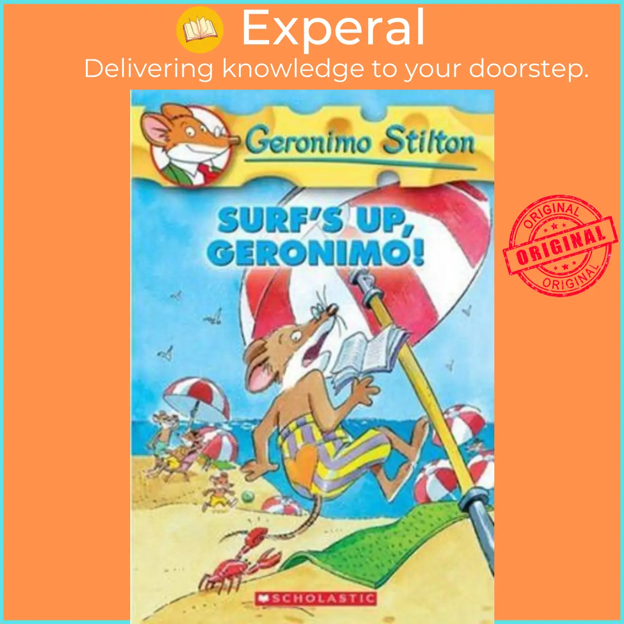Geronimo Stilton: #20 Surf's Up, Geronimo by Geronimo Stilton (US edition, paperback) - 9780439691437