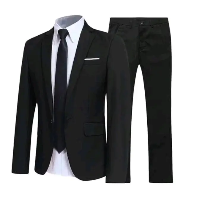 Setelan Jas Pria Dewasa Formal Kantoran Hitam Slimfit - Celana, Pengantin, Casual, Blazer