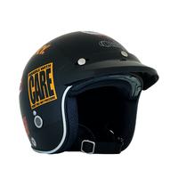 Gambar Marzano X Otsky Helm Retro Bogo Half Face Black Glossy Size S-XL Berstandar SNI - S dari Marzano Official Store Kota Administrasi Jakarta Timur 5 Tokopedia