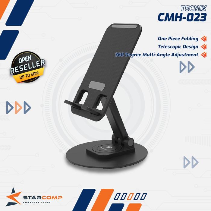 Gambar Tecnix CMH-023 Phone Holder Universal 360° Mobile Phone Stand dari Starcomp Solo Kab. Sleman Tokopedia