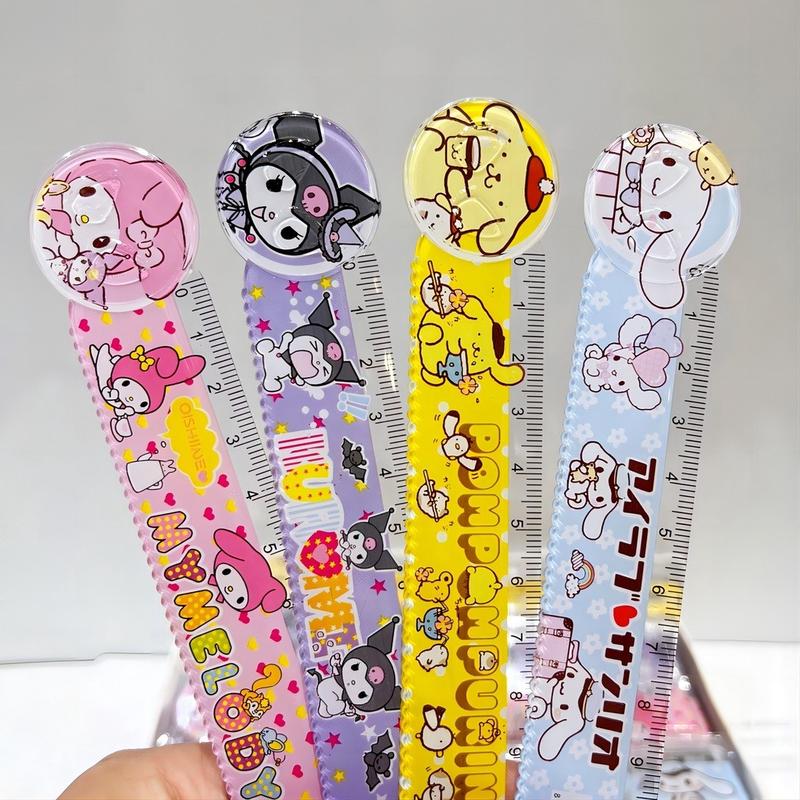 Product Introduction of Pembaris Kartun, Pembaris Lutsinar, Pembaris Skala 15cm, Sesuai untuk Melukis, Alat Tulis Pelajar 4