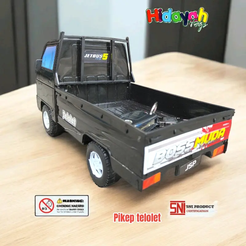 Mainan Mobil Pickup L300 Toys Dilengkapi dengan Tali penarik Keren 3