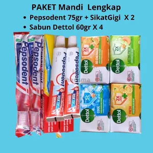 Paket Sabun Mandi & Pastagigi ( 4 Sabun + 2 Pastagigi)