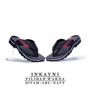 Sandal Jepit Anak Laki-Laki Uk 30-35 Flip Flop Bahan Karet Casual Keren Dengan Desain Trendy Dan Nyaman Untuk Dipakai Sehari-hari