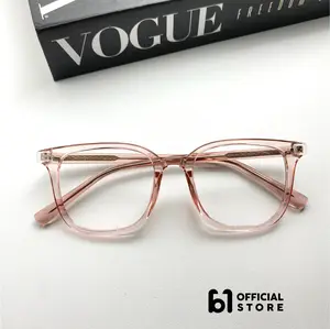 FRAME 72110 - KACAMATA WANITA  DAN PRIA MODELAN KOTAK LENSA COSTOM OPTIK MINUS PLUS DAN PROGRESIF PHOTOCROMIC BLUECROMIC DAN ANTI RADIASI FREE BOX DAN LAP