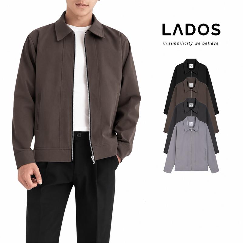 Áo khoác Kaki Nam LADOS - 12122 Form Regular thoải mái, thiết Kế Trẻ Trung Lịch Lãm