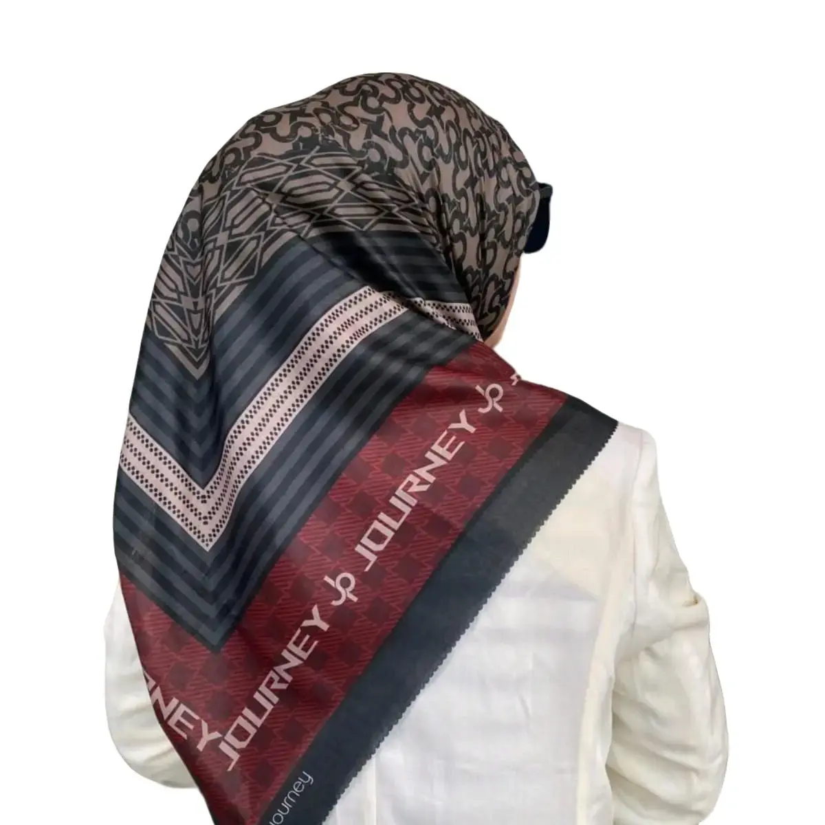 Jilbab Journey Scarves Original Motif Launching Jp Skin Terbaru hijab segi empat Kerudung