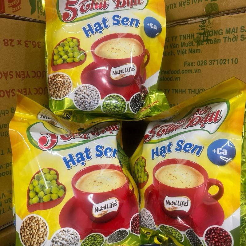 combo 3 bich ngũ cốc 5 thứ đậu + bột đậu nành+ bột đậu xanh