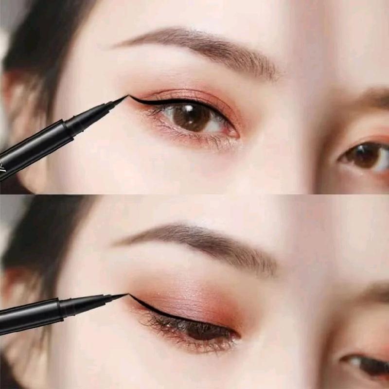 D&M Eyeliner Waterproof Eyeliner Pen Tahan Lama Hitam & Brown Lasting 4
