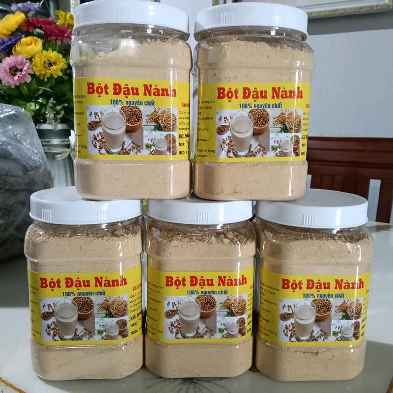  Combo 5 hộp Bột đậu nành rang xay nguyên chất 