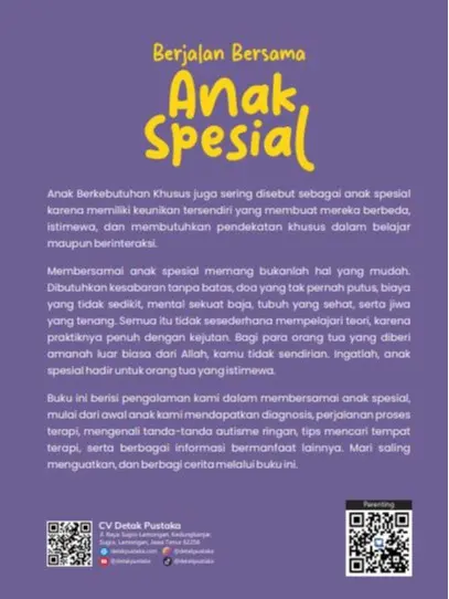 Detak Pustaka - Berjalan Bersama Anak Spesial