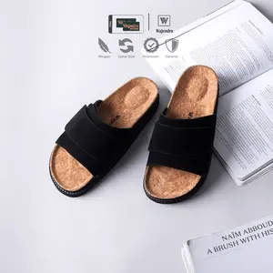 Wajendra - Neira Black - Sandal Casual Pria