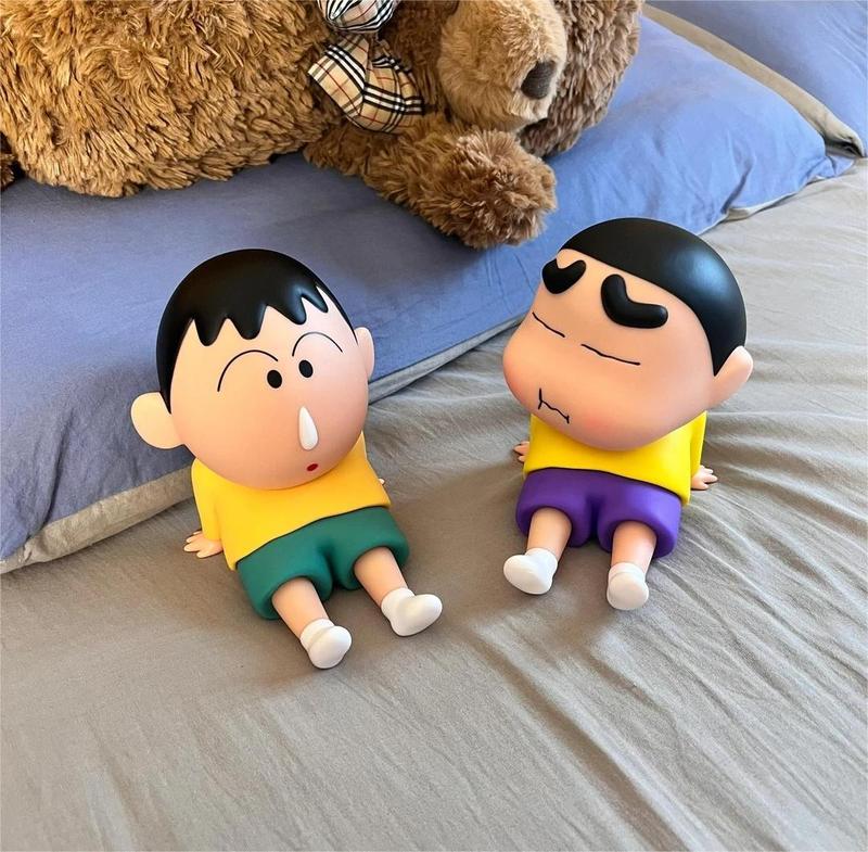 Giá Đỡ Điện Thoại Di Động, Nhân Vật Bút Chì Màu Shin-chan, Tương Thích Với Điện Thoại Di Động, Đồ Chơi Nhân Vật, Đồ Trang Trí Để Bàn, Cầm Tay 2