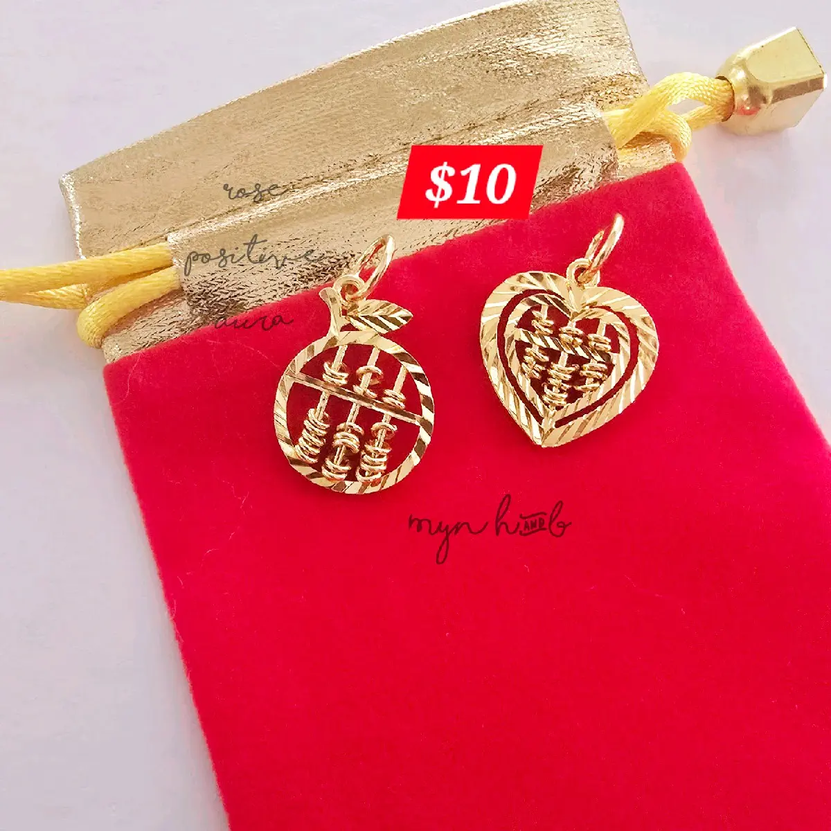 ️( BANGKOK GOLD) PENDANT. Come with engraved