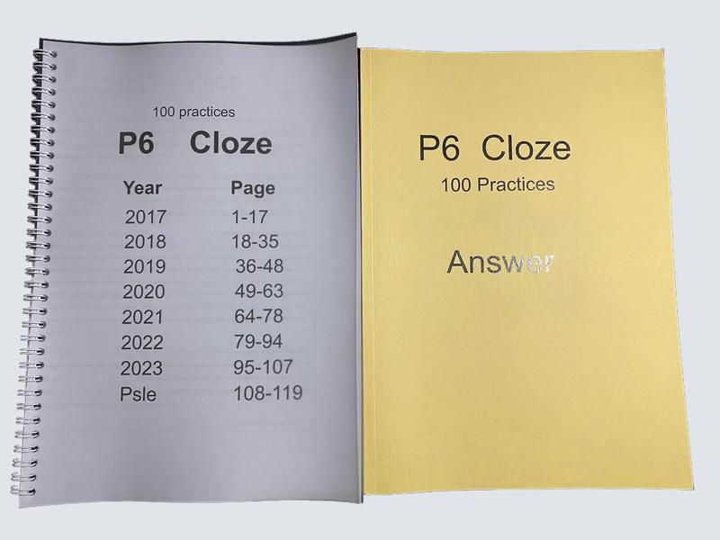 P6 Cloze Practice Paper and answer - TikTok Shop Singapore