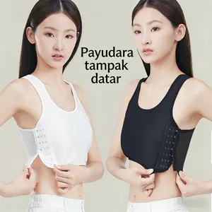 Tank Top Olahraga Bernapas Breast Binder Perata Dada/chest Binder