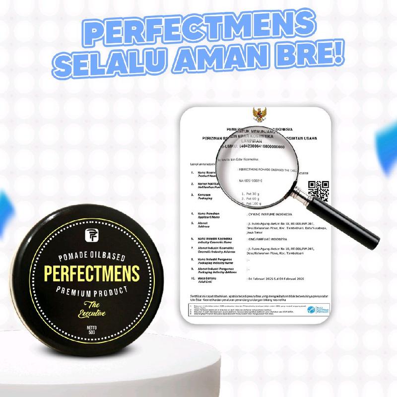 PAKET HEMAT BUNDLING POMADE OILBASED ALL VARIAN 4pcs POMADE OIL BASED POMADE PRIA PERFECTMENS FREE SISIR DAN POUCH EXCLUSIVE 5