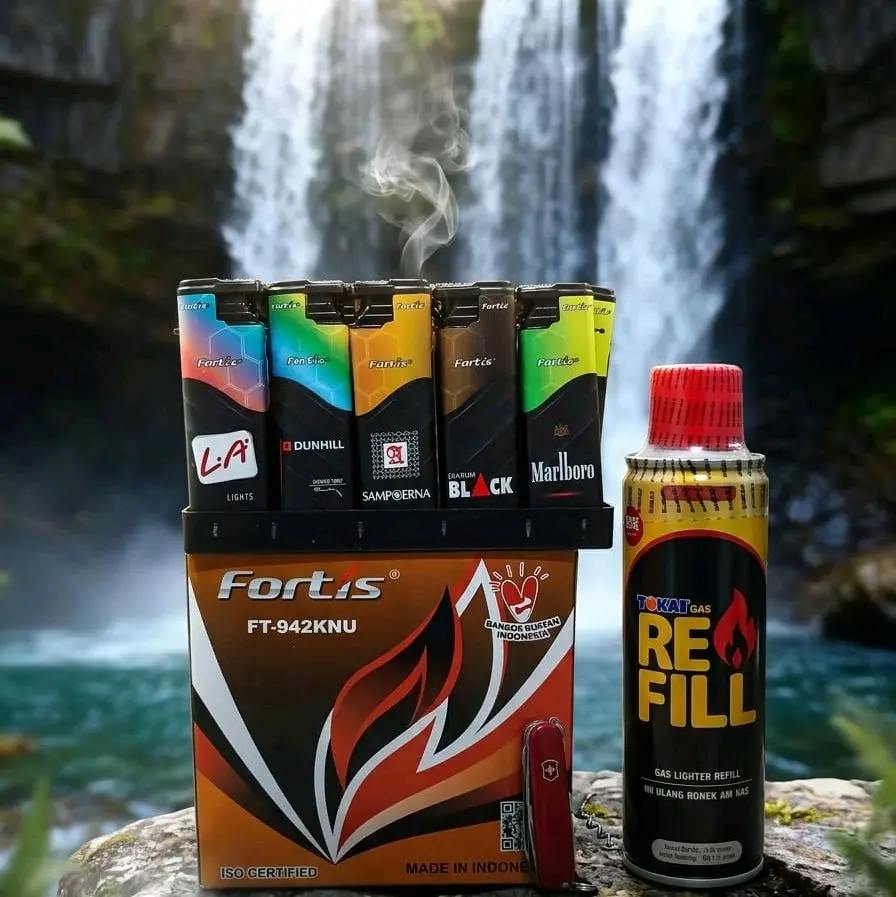 gas refil korek api 135 gr bonus 1 korek bara bisa isi ulang