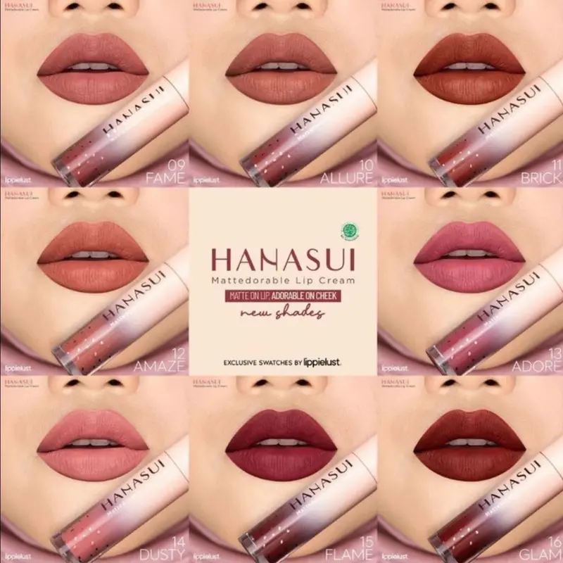 HANASUI Mettedorable Lip Cream Lipcream Bibir Kering Lasting Lipstick 1
