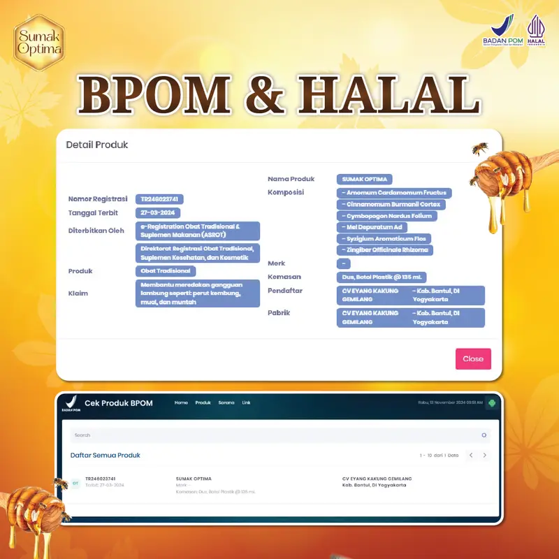 SUMAK OPTIMA | PAKET 2 BOX  | SUDAH HALAL MUI DAN BPOM BISA COD 4