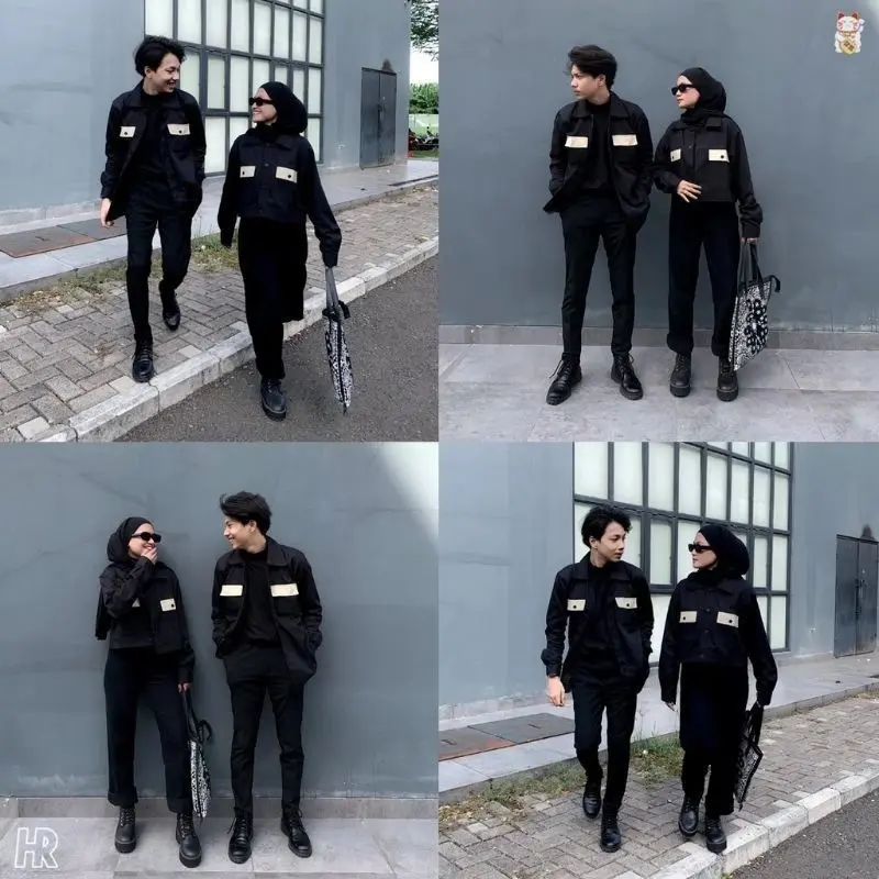 Isi 2 Jaket Couple Pasangan Terlaris Sweater Couple Polos hoodie Couple Pasangan Baju Couple Wanita Panjang 4