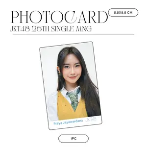 PHOTOCARD JKT48 26TH SINGLE MNG VER 2 (HARGA 1 PCS + LAMINASI 2 SISI) JPOP CARDS IDOL UNOFFICIAL ADEL ALYA AMANDA ANINDYA ASHEL CALLIE CATHY CHELSEA CHIKA CHIRSTY CYNTHIA DAISY DANELLA ELI ELIN ELLA FENI FIONY FLORA FREYA GENDIS GITA ZEE READY STOCK !