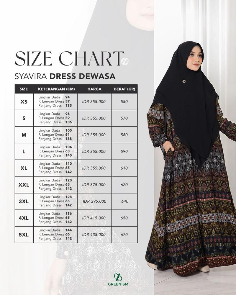 Product Introduction of SYAVIRA DRESS BY GREENISM (DRESS ONLY) | SARIMBIT GREENISM 0