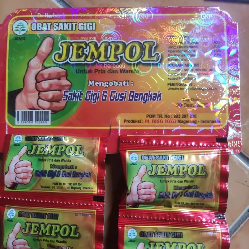 Obat sakit gigi dan gusi cap jempol Ampuh 1