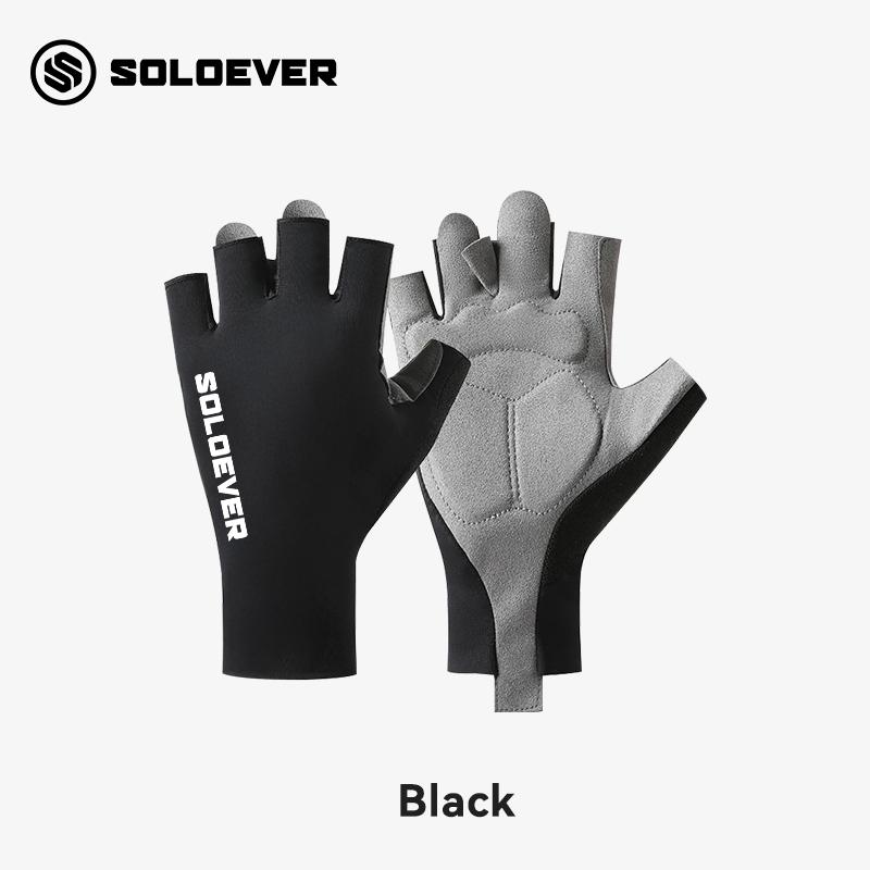 【COD】SOLOEVER gloves ถุงมือขี่มอไซ ถุงมือเดินป่า ถุงมือตกปลา ปั่นจักรยาน สัมผัสจอได้ ระบายอากาศได้ดี