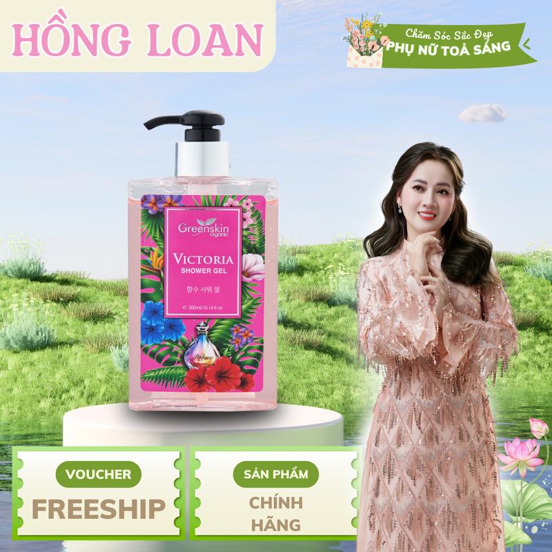 Sữa Tắm Hương Nước Hoa - Greenskin Organic - Hồng Loan