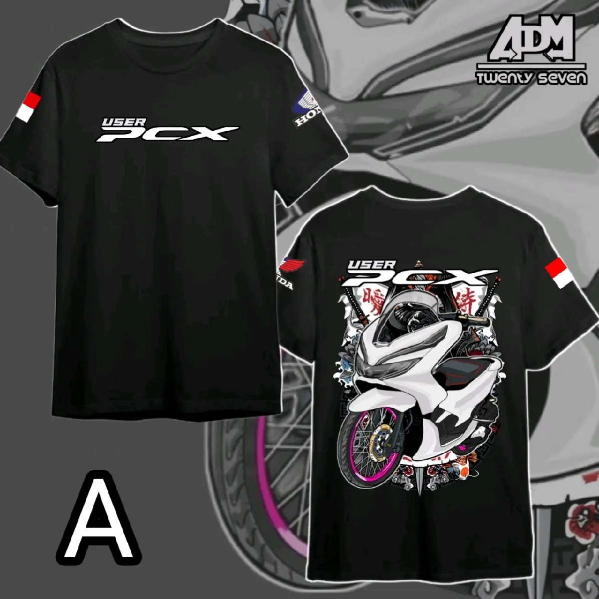 Kaos Honda PCX 150 Pcx 160 Kaos pcx kaos racing Combed Keren Motor Distro