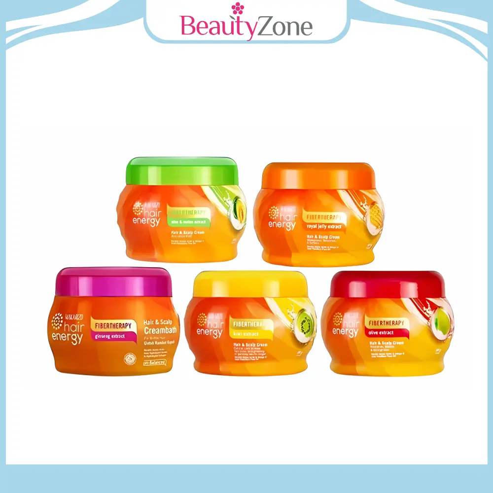 Makarizo Hair Energy Hair & Scalp Creambath Fibertherapy Creambath - 500gr