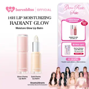 【BEST SELLING】BNB barenbliss Gold Makes Gorgeous & Silver Makes Stunning Lip Balm | Lip Balm Glossy, Pelembab Bibir, Anti Bibir Kering