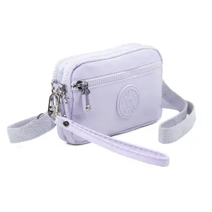 OPIOBAGS DOMPET HP 3 RES / DOMPET SELEMPANG / TAS SELEMPANG BAHU NYLON WATERPROOF / PIOMA CELINA D006 Wanita