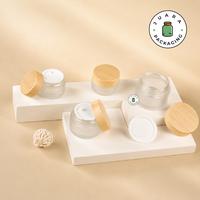 Gambar Pot Cream Kaca Buram 5gr 10gr 15gr 30gr 50gr 100gr Tutup PVC Aksen Kayu 5ml 10ml 15ml 30ml 50ml 100ml – Jar Kosmetik untuk Cream, Skincare, Moisturizer, Masker Wajah, Balm, Body Butter dan Produk Refill - 15 gr dari Juara Packaging Kota Administrasi Jakarta Utara 3 Tokopedia