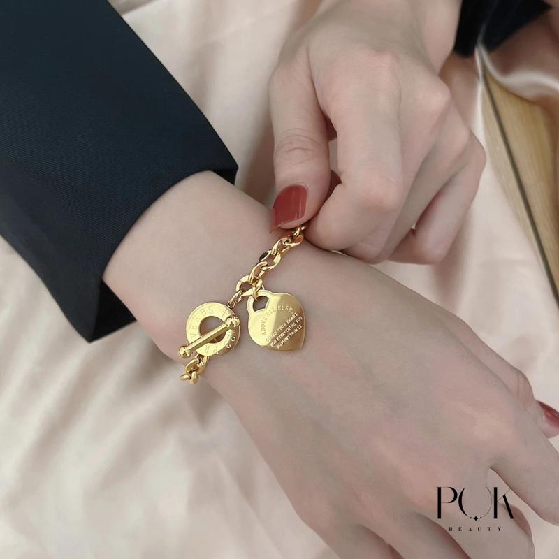 Product Introduction of Love OT  High Quality Bracelet for women and girl and couples, bosom friend Bracelet,Free Box and Brooch ,non fade,no allergies,light touch 7