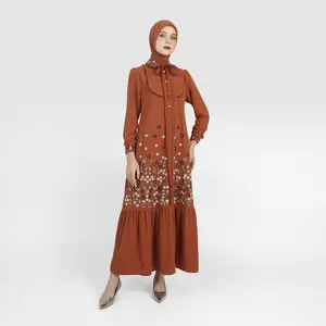 HIKMAT D7923 - Sylverra Gamis Dress Muslimah Wanita