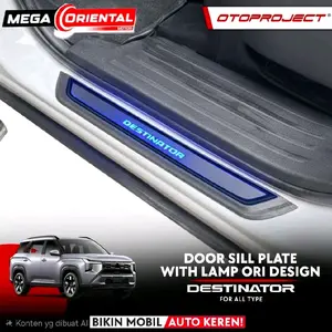 Otoproject - Door Sill Plate / Sillplate Pintu Samping Destinator With Lamp Ori Design Car