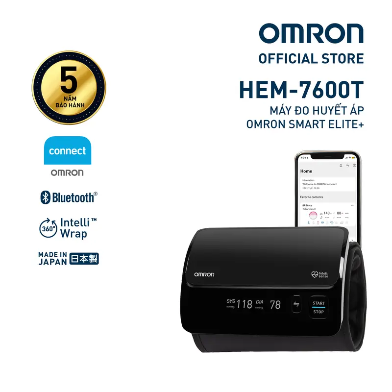 Máy đo huyết áp tự động Omron HEM-7600T 1