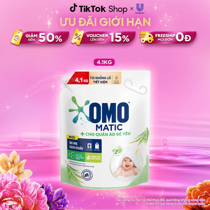   CFV  Nước Giặt OMO Matic Cho Quần Áo Bé Yêu 