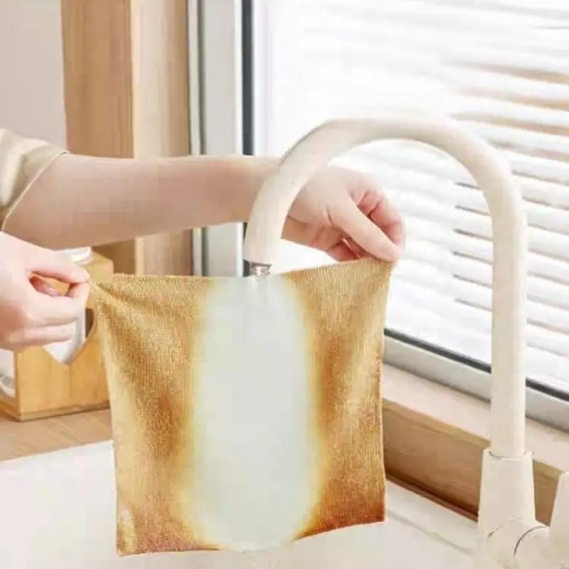 Tisu Kain Lap Serap Minyak Pembersih Alat Dapur Multifungsi 20Lembar Abu Cleaning - Hijau, Biru 4