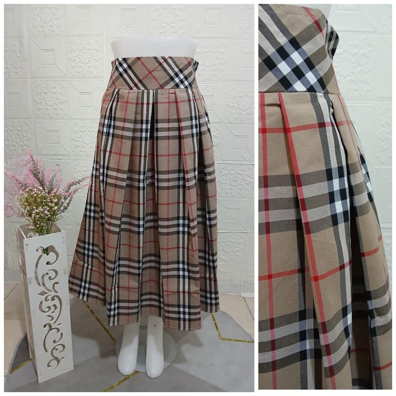 Product Introduction of Rok Midi Flanel Kotak-kotak | Rok Tartan | Rok Flanel | Rok Midi Flanel | Rok Midi Semiwool | Rok Korean Style | Rok Midi Kekinian Pendek Dewasa 16