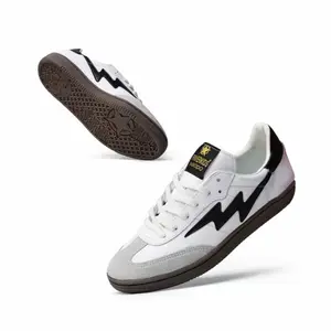 PRAYERKIDS - Sepatu Lokal - SABODO - White Black Casual Shoes Pria Sneakers Wanita Snekers Putih Hitam