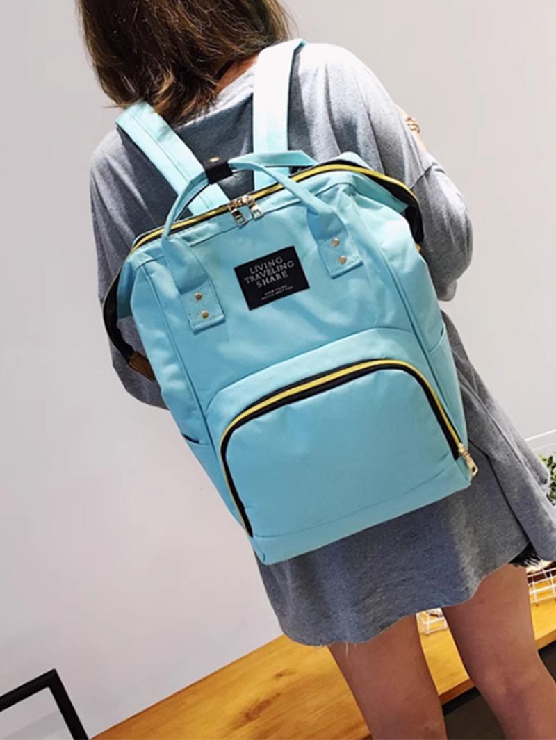 Product Introduction of 1 piece oxford cloth multifunctional changing bag large capacity fashion mother and baby bag outdoor travel backpack suitable for storage 6